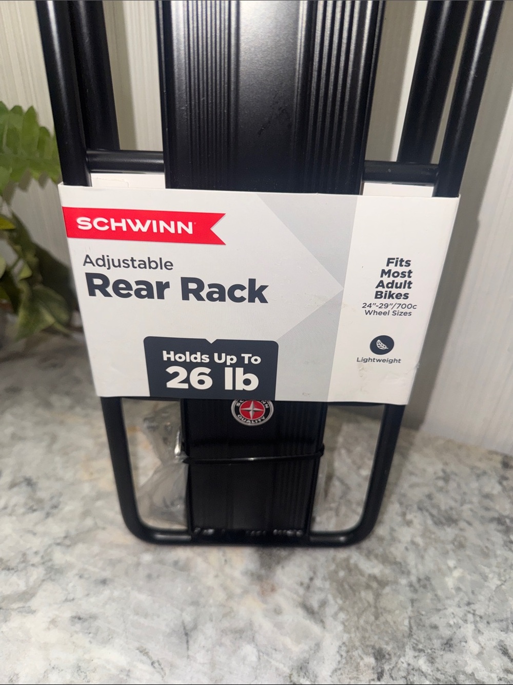 Schwinn Black Adjustable Rear Rack - Picture 5 of 10